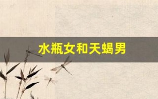 水瓶女和天蝎男(水瓶女和天蝎男冷战谁赢)