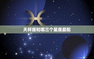 天平和什么星座最配(天平和什么星座最配对)